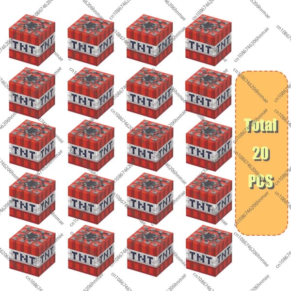 Magnetiske byggeklodser sæt til børn 3+ - Mine World Magnet Cube Stabling Construction Legetøj