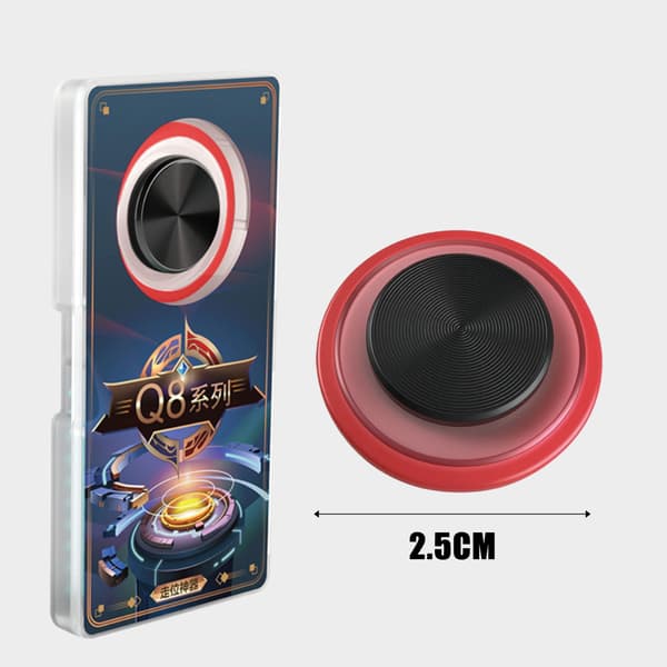 Smartphone-controller Joystick Spilstyring Touchskærm Joypad til iPad iPhone Android Tablet Jævn betjening Spilcontroller