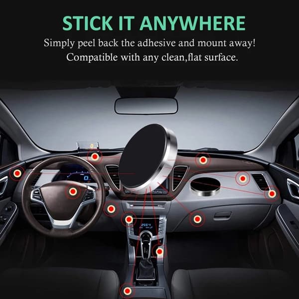 Magnetisk Bilholder Universal Stativ til iPhone Xiaomi Huawei Samsung Dashboardmontering