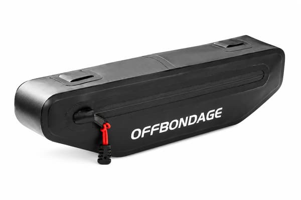 OFFBONDAGE Vattentät Nylon Cykelramväska Triangulär Dubbla Dragkedjor Stor Kapacitet