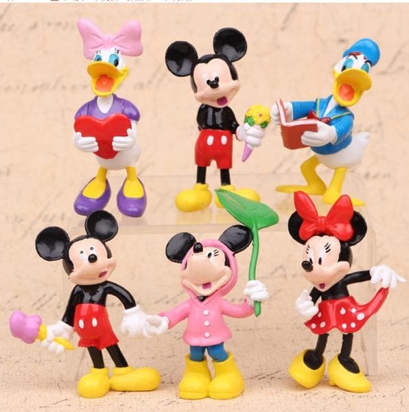 Disney 6 stk./sæt 7 cm Mickey