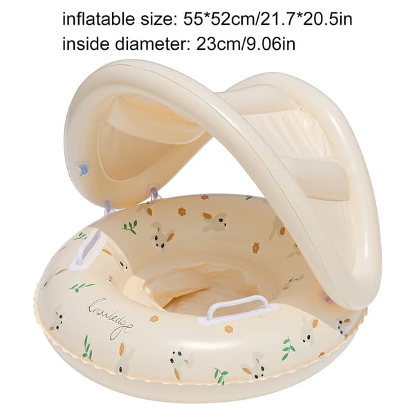 1 PC Bear & Rabbit Canopy Arm Float - fortykket oppustelig poolflyder til sommer-, strand- og poolfester