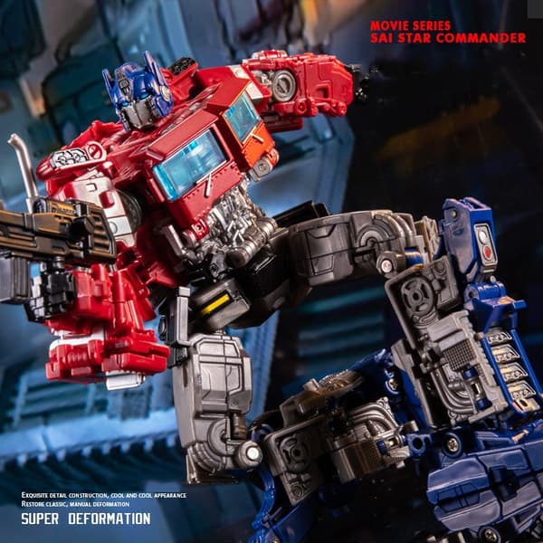 Transformering Robot Car Alloy Commander Optimus Prime Action Figur - Børnefødselsdagsgave