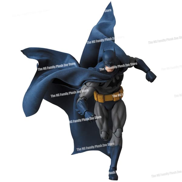Mafex 105 Batman Blue Hush Action Figur - Sort version DC Anime Model Legetøjsgave