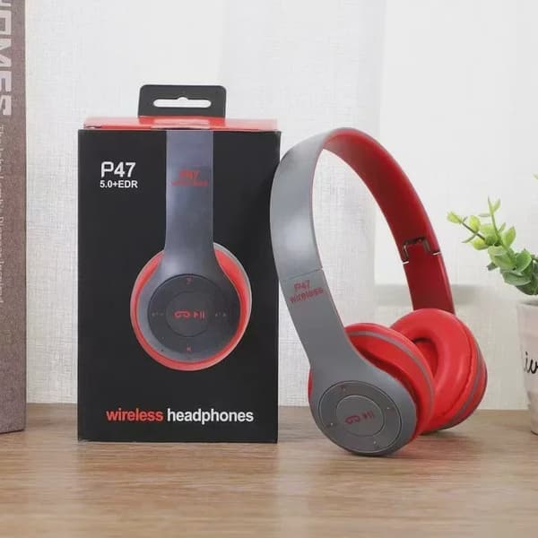Multifunktionelt bærbart, foldbart, hovedmonteret, trådløst Bluetooth 5.0-headset til Bluetooth-forbindelse med TF-kort og kabelforbindelse