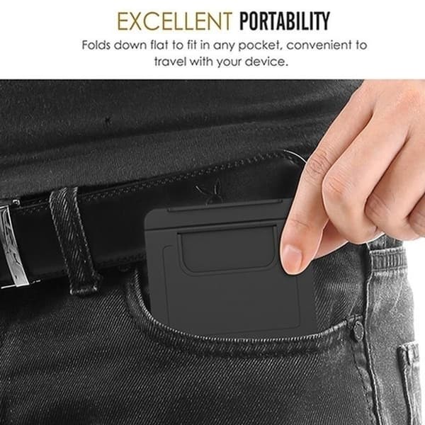 Mini bærbar, foldbar universal plastik telefon-tabletholder