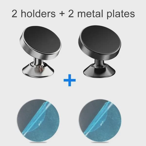 Magnetisk Bilholder Universal Stativ til iPhone Xiaomi Huawei Samsung Dashboardmontering