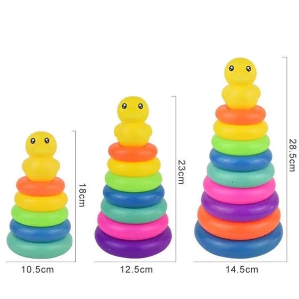 Montessori Rolling Ball Tower Leksak för spädbarn 1-3 år - Stacking Track Educational Game