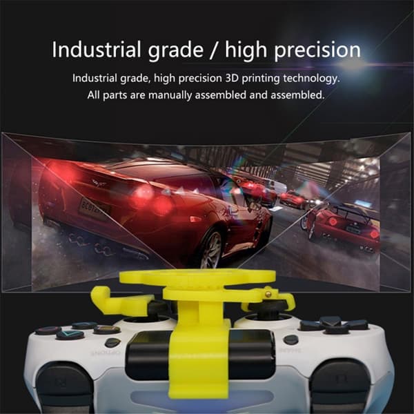 Mini styring 3D-printhjul til PS4-controller racerspil hjælpecontroller spil joystick simulator gamepad