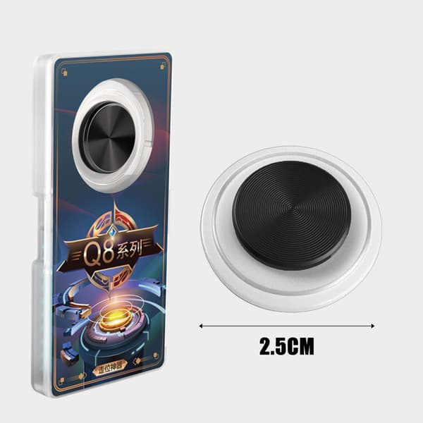 Smartphone-controller Joystick Spilstyring Touchskærm Joypad til iPad iPhone Android Tablet Jævn betjening Spilcontroller