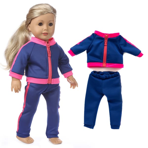 18 tums dockkläder vinterjacka för 43 cm nyfödd docka, outfit jacka