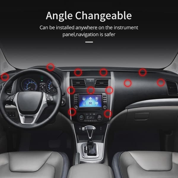 Magnetisk Bilholder Luftventilmontering Universal Dashboard Stander til iPhone Samsung Xiaomi