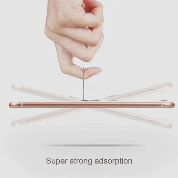 Magnetisk telefonholder til bil med fingerringstik