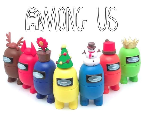 7 kpl Among Us -hahmoja (8–10 cm)