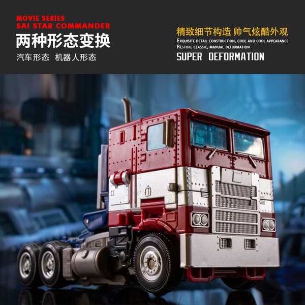 Transformering Robot Car Alloy Commander Optimus Prime Action Figur - Børnefødselsdagsgave