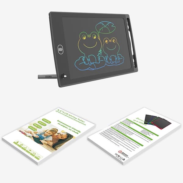 6,5" LCD-kirjoitustabletti - Opetuspiirustustaulu lapsille, Magic Blackboard -lelulahja