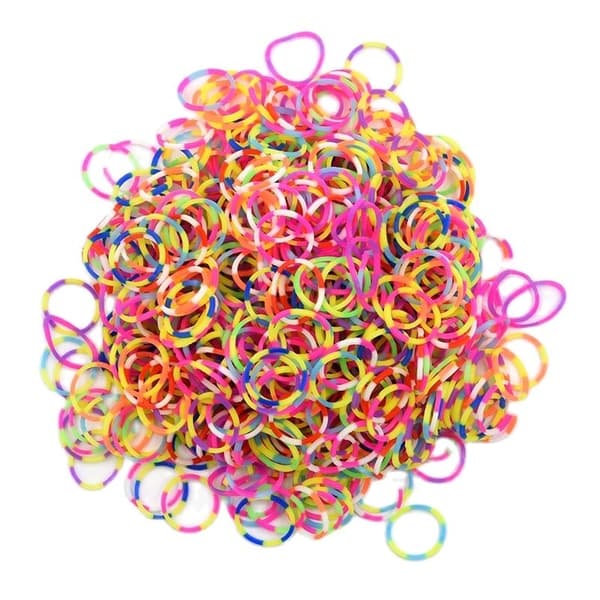 Rainbow Loom gummiband för barn - DIY Craft Armband Kit, perfekt julklapp