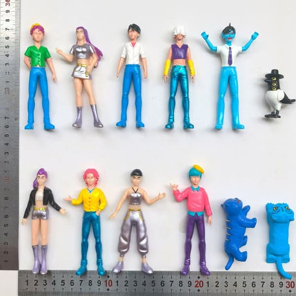 Anime Kpop Demon Hunter Figurmodellleksak - Spelbordsdekor och samlarpresent för barn