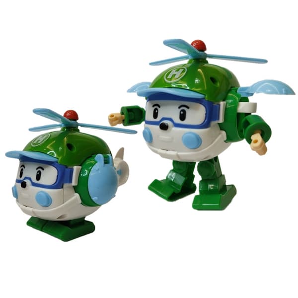 Korea Polis Robocar Amber Roy Haley Action Figur - Transformerende robotlegetøj til børn