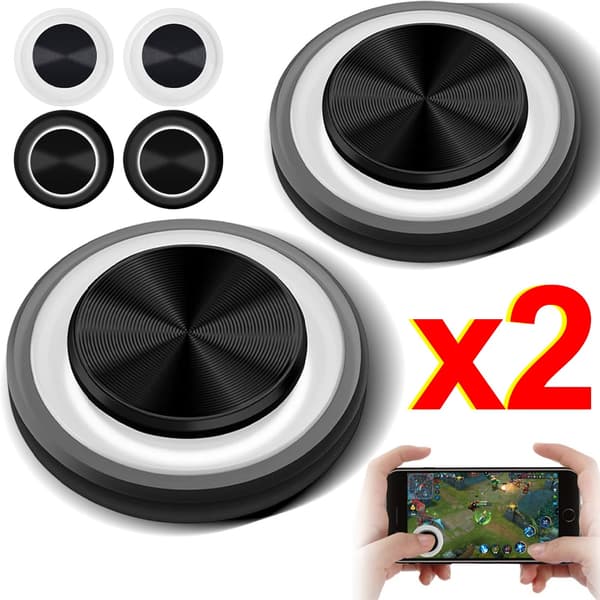 Smartphone-controller Joystick Spilstyring Touchskærm Joypad til iPad iPhone Android Tablet Jævn betjening Spilcontroller