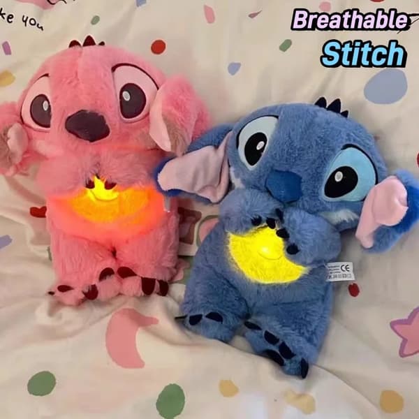 30 cm  Stitch Åndedrætssøm Plysdukke - sovelegetøj til børn