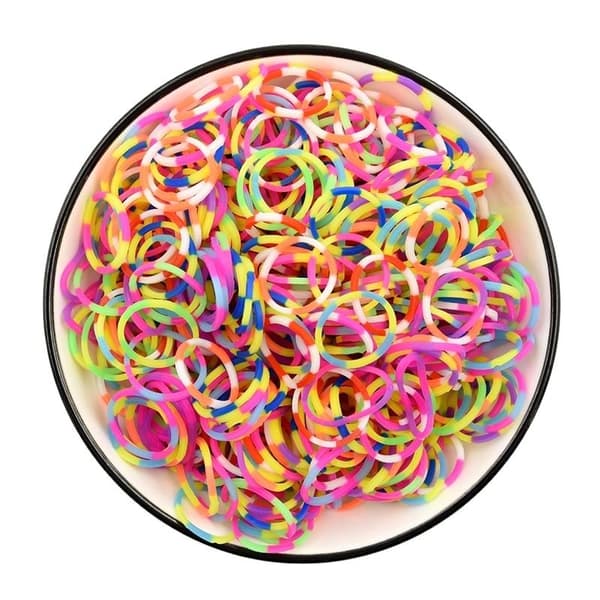 Rainbow Loom gummiband för barn - DIY Craft Armband Kit, perfekt julklapp