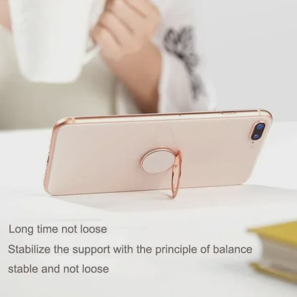 Magnetisk telefonholder til bil med fingerringstik