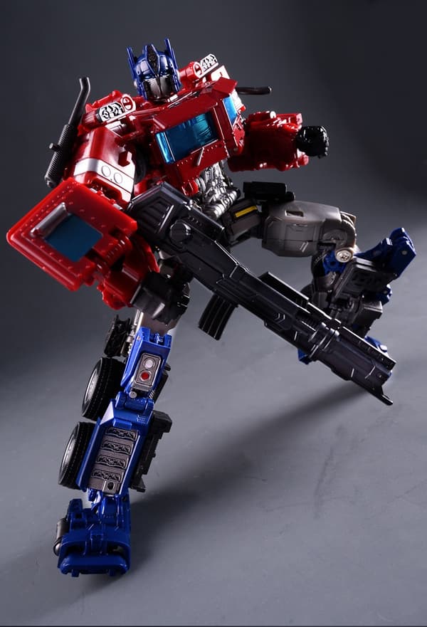 Transformering Robot Car Alloy Commander Optimus Prime Action Figur - Børnefødselsdagsgave