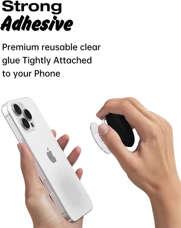 Popped Phone Socket Stand GripTok Mobil Fingerring Holder til iPhone 13-17 Pro Max