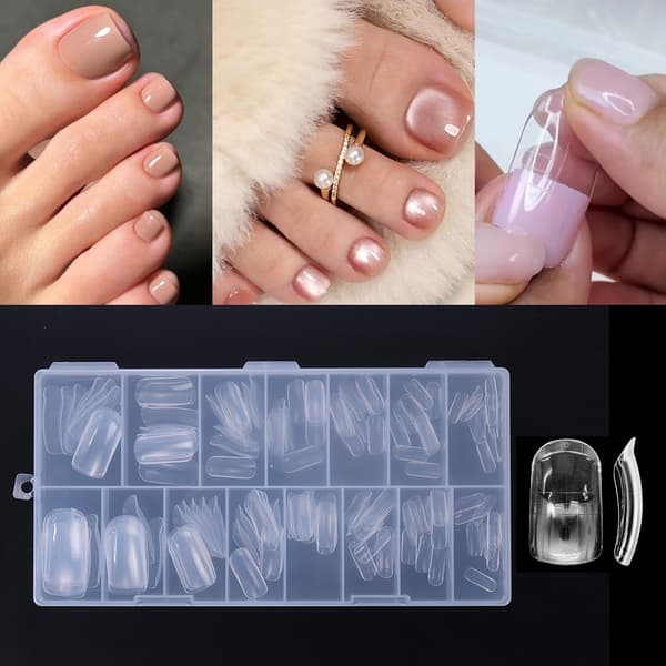 120/150 st Dual System Nagelforms Set för Akrylförlängning