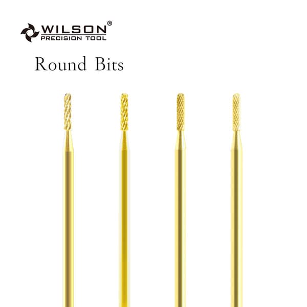 WILSON Runde Bits Negleborehoveder til Gelfjerning - Manicureværktøj