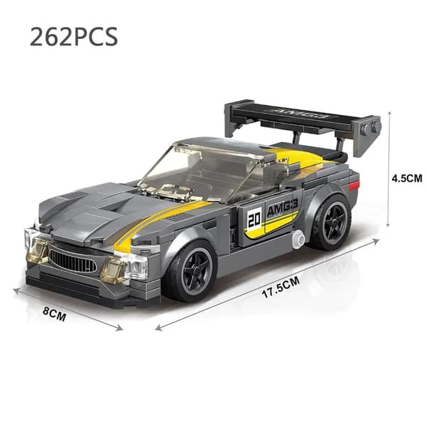 Supercar Building Blocks Set - Speed ​​Series Racing Vehicle MOC Model Leksaker för barn