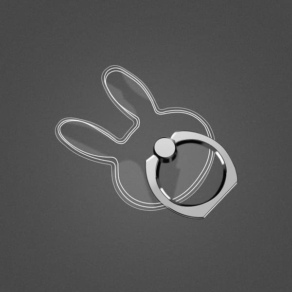 Universal Magnetisk Fingerring Telefonholder Stativ til iPhone 13 Max 8 Transparent