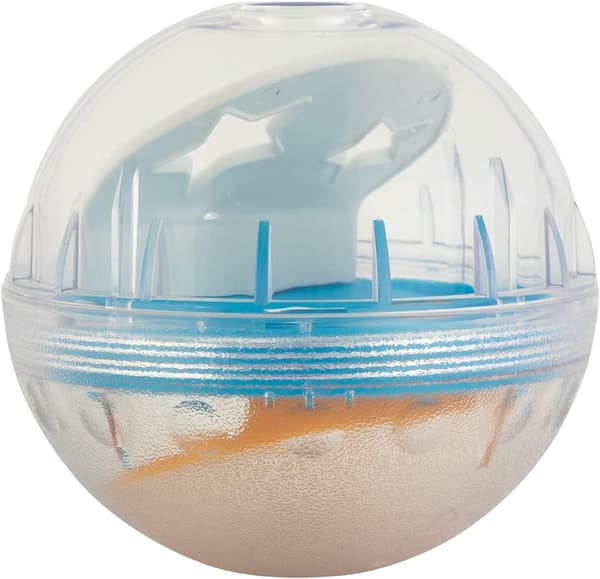 IQ Treat Ball Hundegodbidsdispenser Legetøjsbold Interaktiv Hundelegetøj - 10 cm Hundefoderstimulering, Langsom Foder