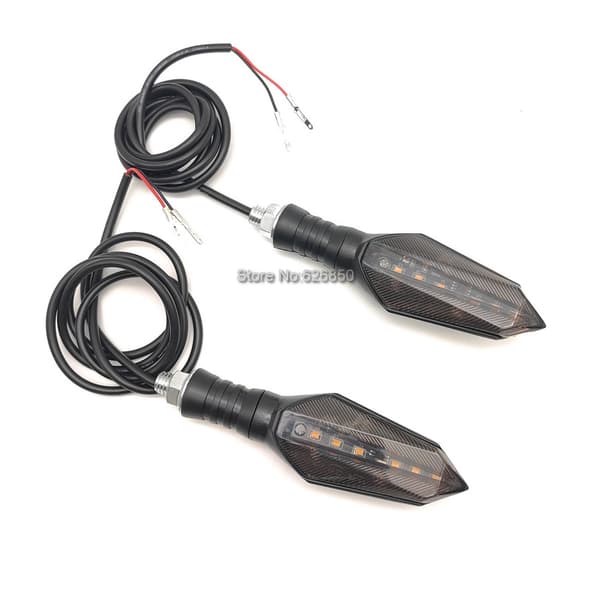 12V-72V Universell Vattentät LED-Blinker Vänster Höger Blinker för Elscooter