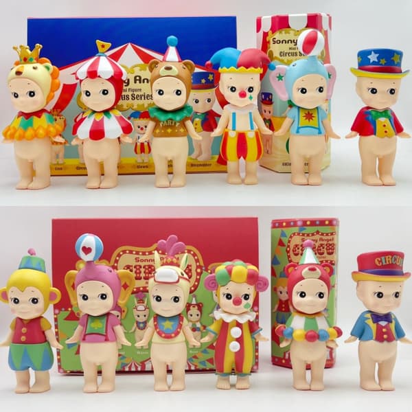 Anime Sonny Angle Mini Figur Circus 1:e 2:e serien Blind Box Samlarobjekt Modell Figur Skrivbordsdekor Barn Födelsedagspresentleksak
