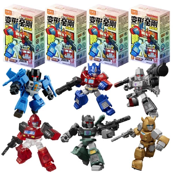 Mini Transformer Action Figuurit 5,5 cm - Optimus Prime, Bumblebee, Megatron, Thundercracker Lelut