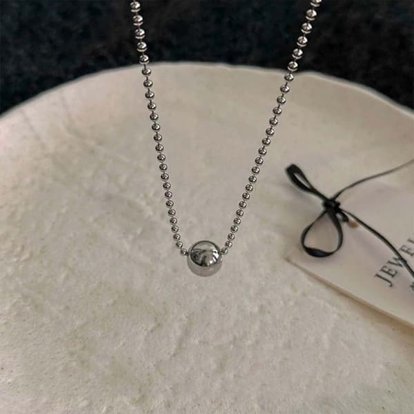 Rustfrit stål Sølvfarvede Perlehalskæder til Kvinder Mode Metal Pull Lang Snake Bone Chain Halskæder Smykker Festgaver