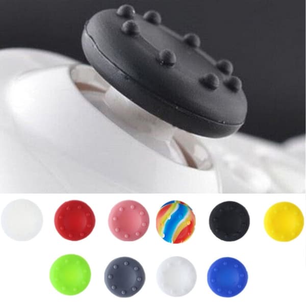 2 stk. til PS3 PS4 XBOX 360 gummi silikone hætte analog controller silikone hætte dæksel thumb stick greb joystick hætter tilbehør
