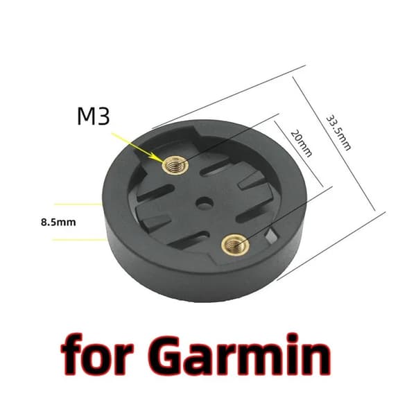 Cykeldatorfäste Fast bas för Garmin Bryton Wahoo Tillbehör