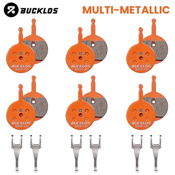 BUCKLOS Holdbare Multimetal Cykelbremseklodser til Avid BB5 DSK-310 DC-710 MTB Cykling