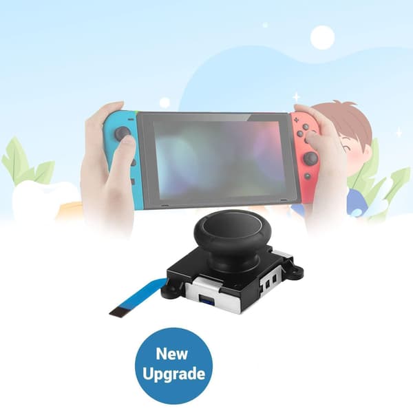 Joycon Joystick Udskiftning til Switch NS / Switch Lite / Switch OLED Venstre Højre Controller Reparationsdele 3D Analog Thumb Stick