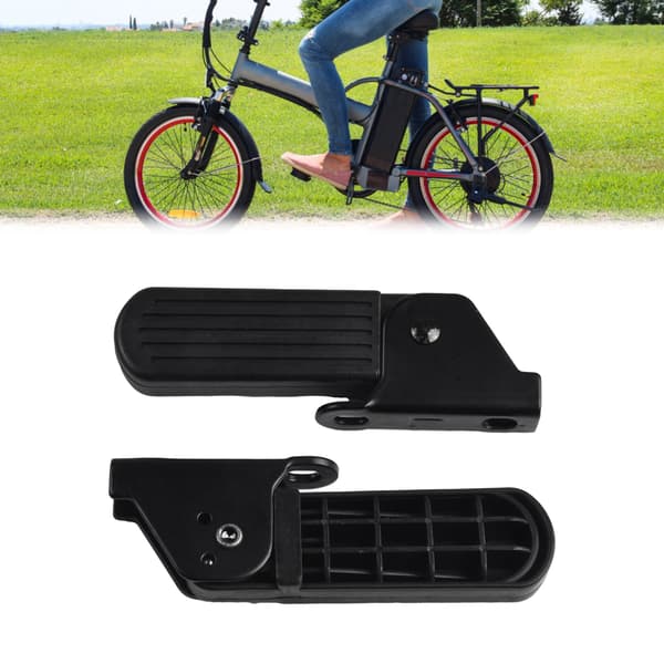 Fällbart frampedalstöd för elmoped 7 cm/5 cm för elcykel