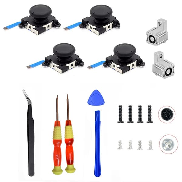 Joycon Joystick Udskiftning til Switch NS / Switch Lite / Switch OLED Venstre Højre Controller Reparationsdele 3D Analog Thumb Stick