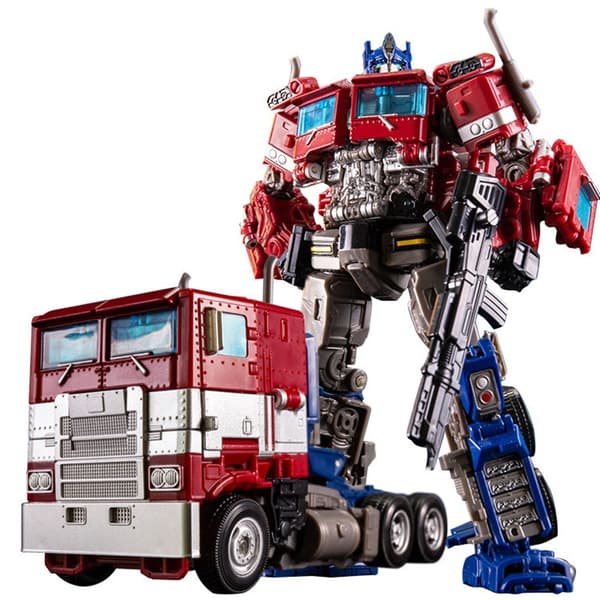 Transformering Robot Car Alloy Commander Optimus Prime Action Figur - Børnefødselsdagsgave