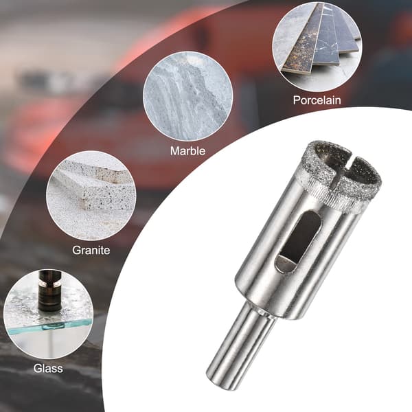 5-delt diamanthulsavbor 3-18 mm glasbor til keramik/marmor/granit