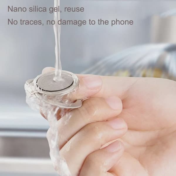 Magnetisk telefonholder til bil med fingerringstik