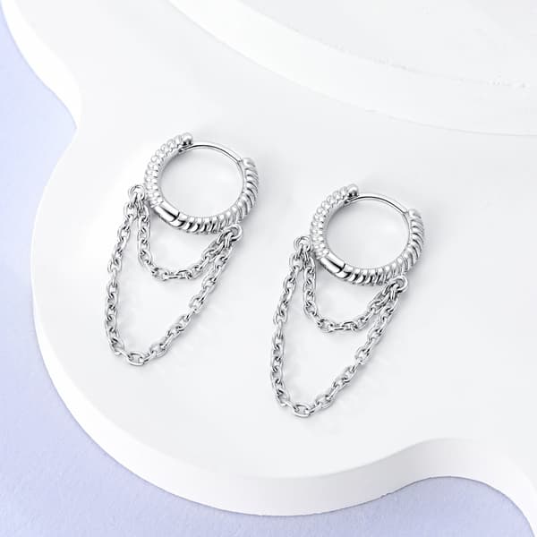 925 Sølv Hoop Øreringe Til Kvinde Pendientes Zirkon Hjerteform Stjerne Eardrop Originale Øreringe Modesmykker