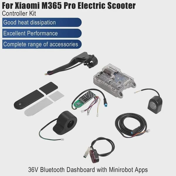 Xiaomi M365/PRO Scooter Bundkort Controller BT Digital Display Bremsegreb Accelerator Lys
