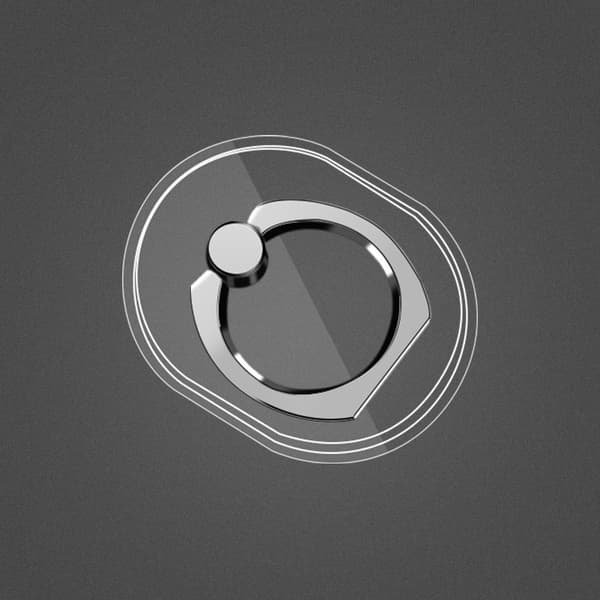 Universal Magnetisk Fingerring Telefonholder Stativ til iPhone 13 Max 8 Transparent